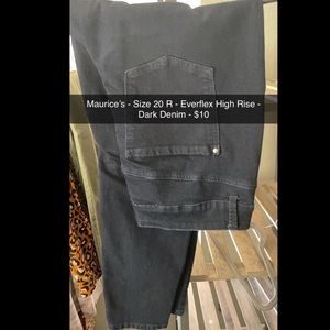 Maurices Jegging - Dark Denim - Everflex High Rise - Size 20 Regular